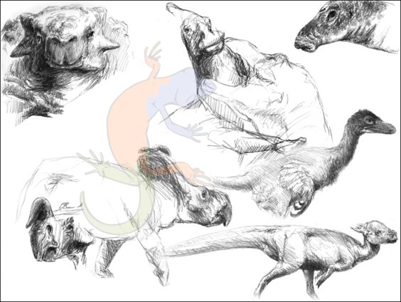 dinosaur mixture