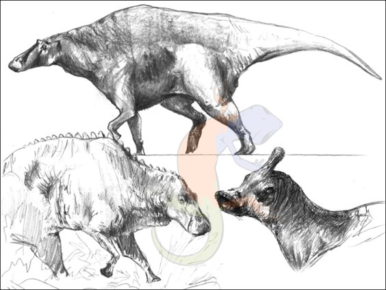 duck-billed dinosaurs