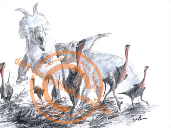 *Achelousaurus* & Troodontiden